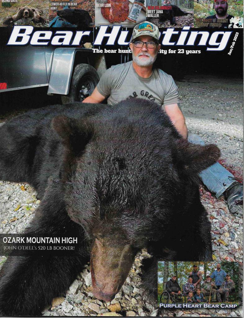 Clam Lake Guide & Taxidermy in Bear Hunting Magazine